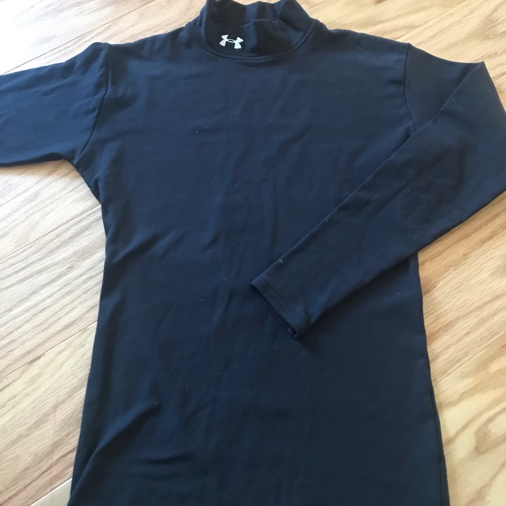 Black youth under armor athletic wear turtleneck